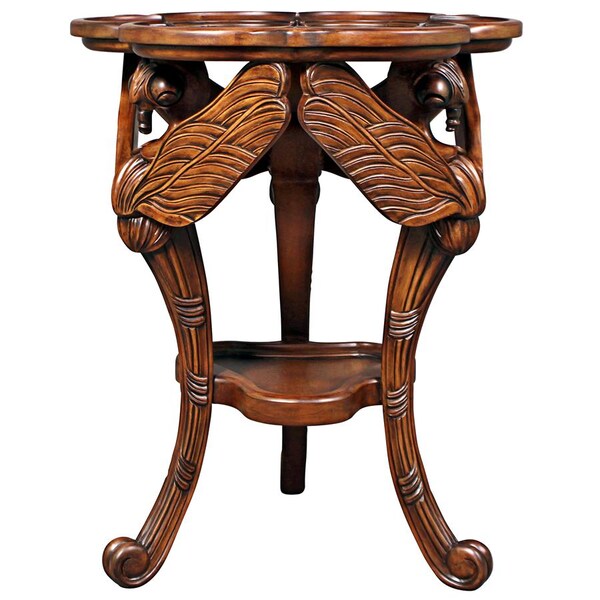Design Toscano Art Nouveau Galle Dragonfly Occasional Table - AF57141