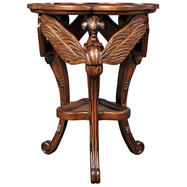 Design Toscano Art Nouveau Galle Dragonfly Occasional Table - AF57141