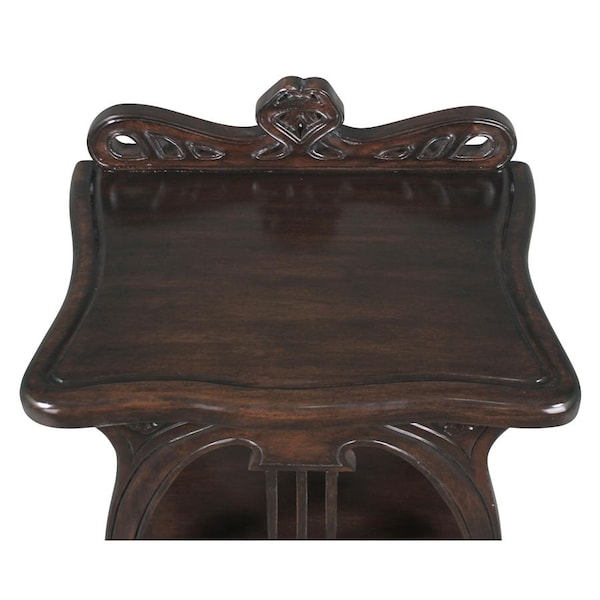 Design Toscano Galle Art Nouveau Harp Side Table - AF8074
