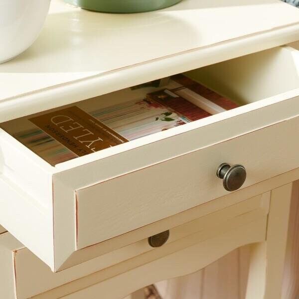 Safavieh Lori End Table- Barley - 26.8 x 13 x 18.1 in. - AMH6576E