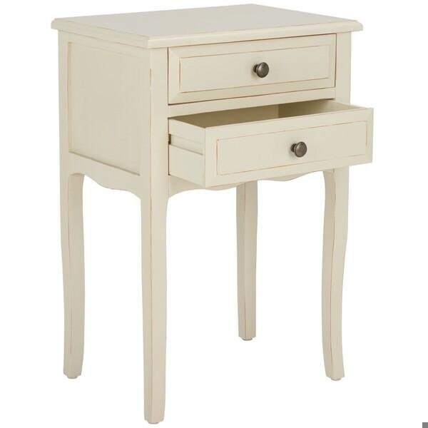 Safavieh Lori End Table- Barley - 26.8 x 13 x 18.1 in. - AMH6576E