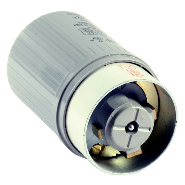 Enchufe de bloqueo de hospital de 50A Hubbell 2P 3W 250VAC GY - HBL25515