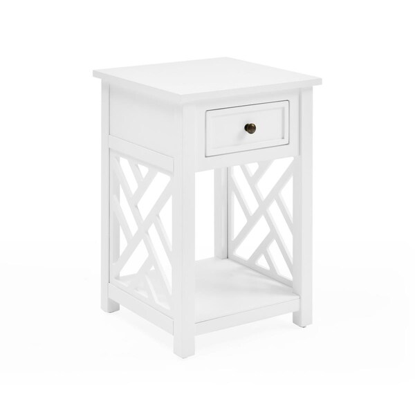 Kd Cama De Bebe Coventry Wood End Table with Drawer & Shelf - KD3238704
