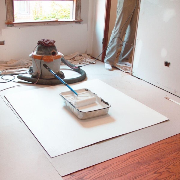 Proboardmax 4'x8' 105 mil Extreme Duty Temporary Floor Protection Sheet, 125PK - PBMX-32-CP