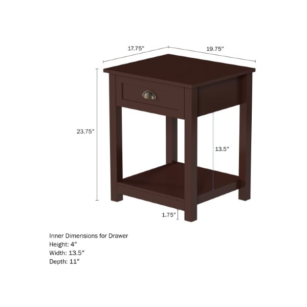 Hastings Home 17.75 W X 19.75 L X 23.75 H - 985537WOW