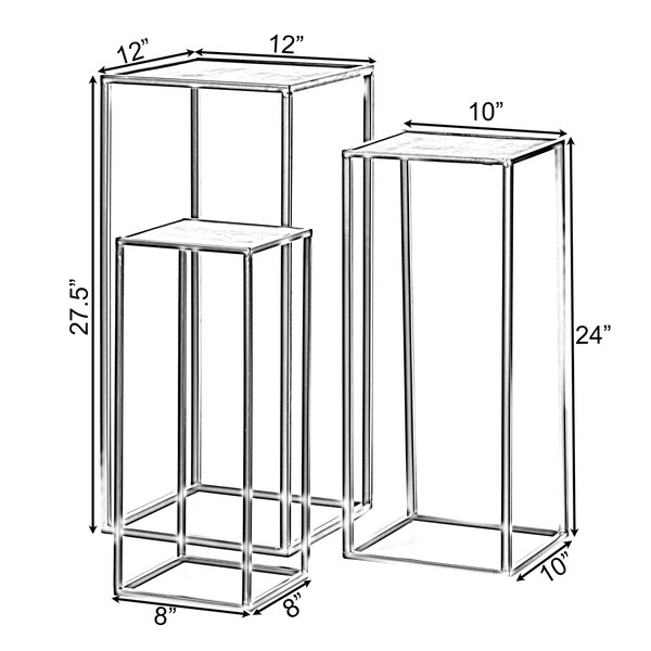 Vintiquewise 12 W X 12 L X 28 H - QI003974.3