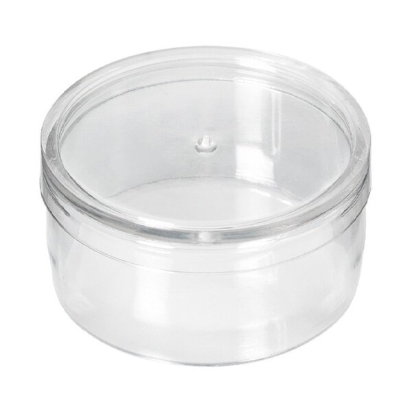 Visipak CLOSURE-ROUND PLUG-1 1/2"-(FDA)-CLEAR, 1000PK - 081444