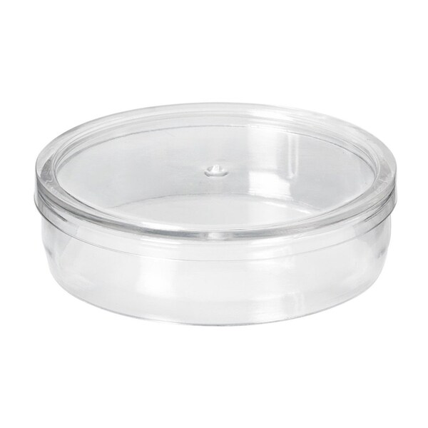 Visipak CLOSURE-ROUND PLUG-1 1/2"-(FDA)-CLEAR, 1000PK - 081444
