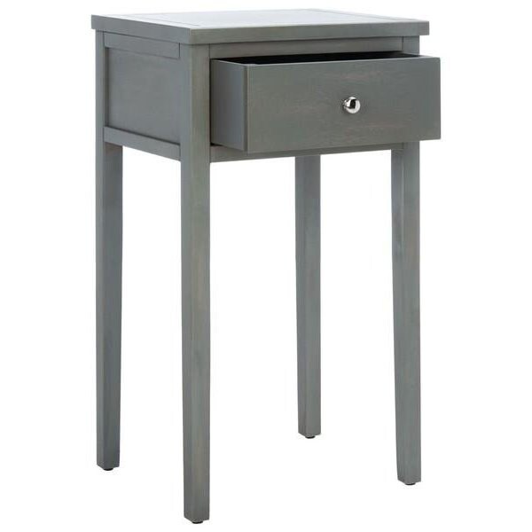 Safavieh Abel End Table- French Grey - 29.7 x 14.2 x 16.9 in. - AMH6626A