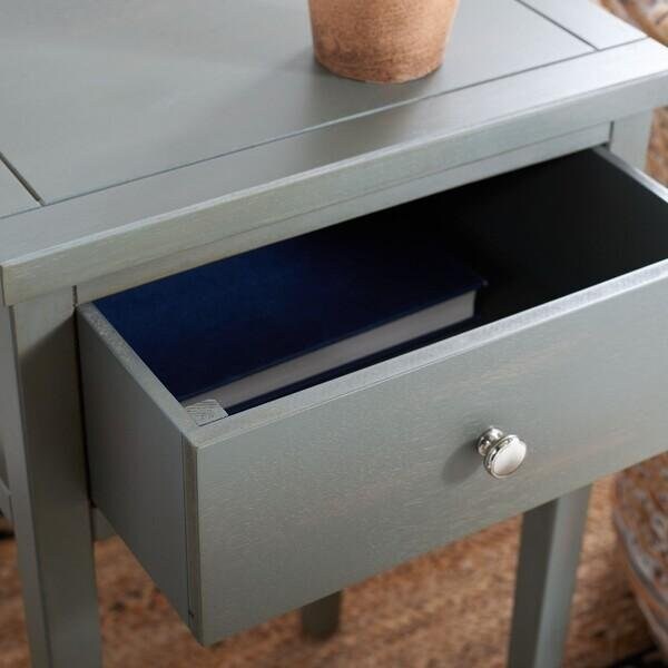 Safavieh Abel End Table- French Grey - 29.7 x 14.2 x 16.9 in. - AMH6626A