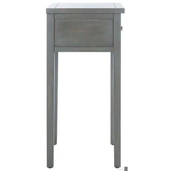 Safavieh Abel End Table- French Grey - 29.7 x 14.2 x 16.9 in. - AMH6626A