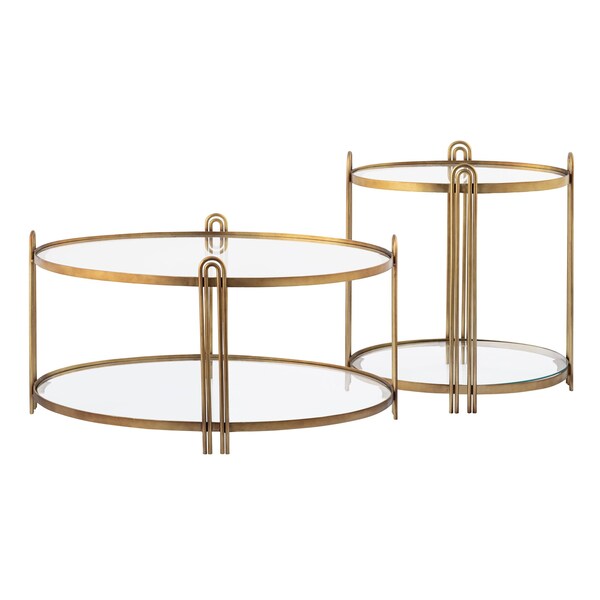 Elk Signature Accent Table, 23 in W, 14.5 in L, 25.5 in H, Metal - H0895-10845