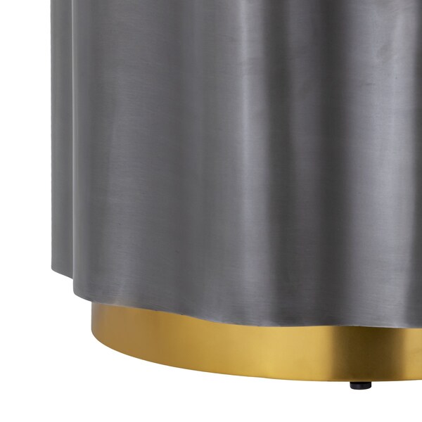 Elk Signature Accent Table, 19.75 in W, 19.75 in L, 18 in H, Metal - H0895-10514