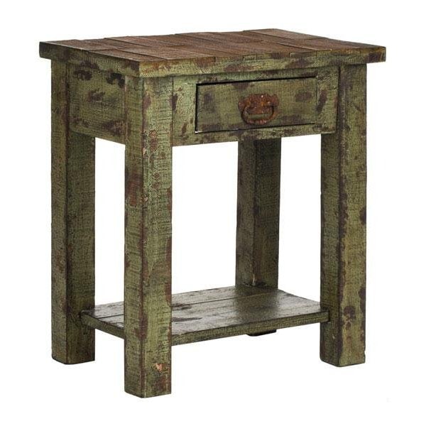 Safavieh Alfred End Table - Antique Green - AMH4094A