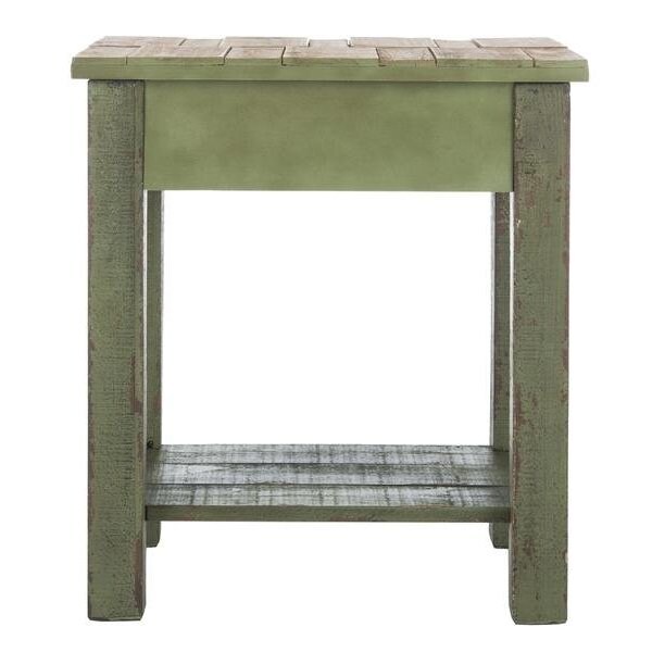 Safavieh Alfred End Table - Antique Green - AMH4094A