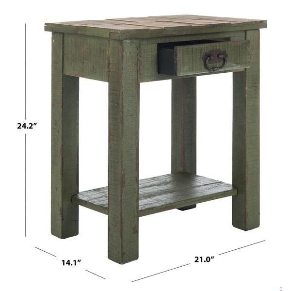 Safavieh Alfred End Table - Antique Green - AMH4094A