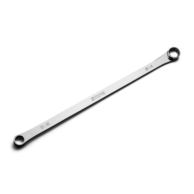 Llave de caja extralarga con offset de 0 grados de Capri Tools 5/8 in. x 3/4 in. - CP11800-5834