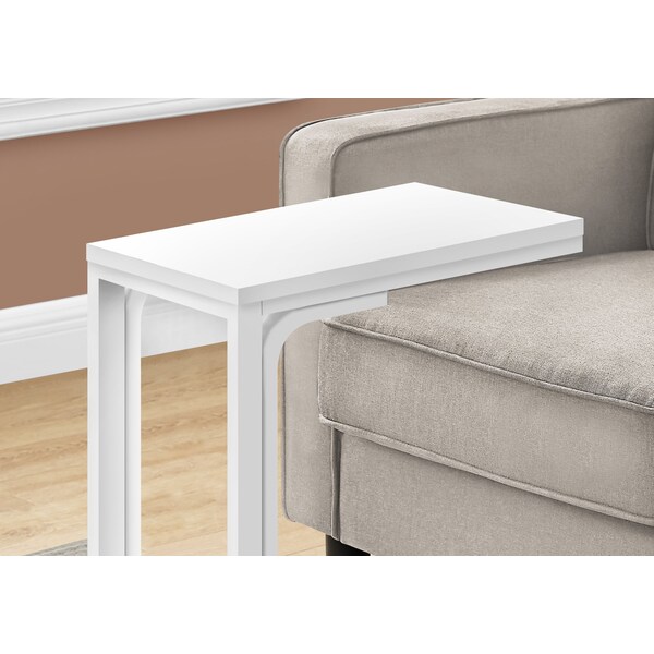 Monarch Specialties Accent Table, C-shaped, End, Side, Snack, Living Room, Bedroom, Contemporary, Modern - I 3478