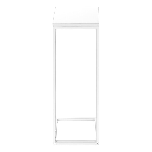 Monarch Specialties Accent Table, C-shaped, End, Side, Snack, Living Room, Bedroom, Contemporary, Modern - I 3478