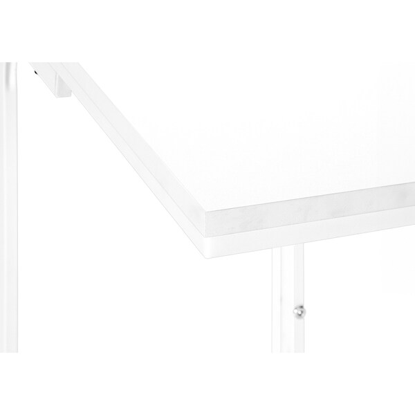 Monarch Specialties Accent Table, C-shaped, End, Side, Snack, Living Room, Bedroom, Contemporary, Modern - I 3478