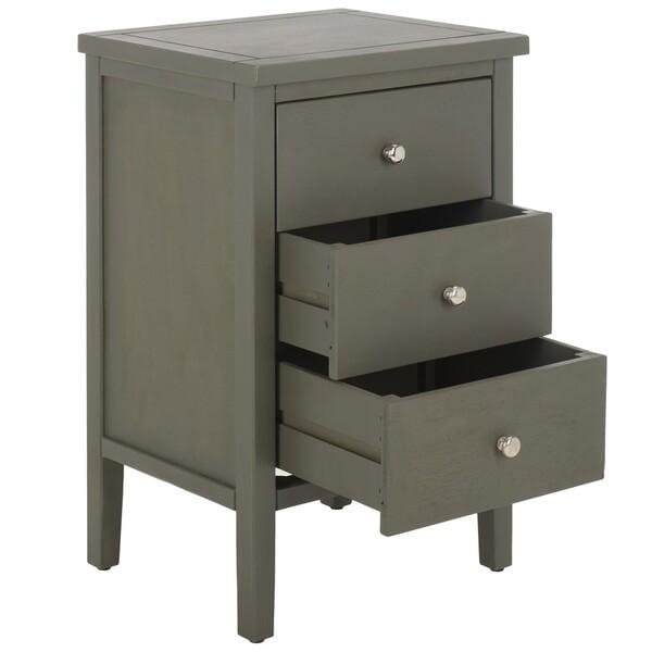 Safavieh Deniz End Table- French Grey - 26.8 x 14.2 x 16.9 in. - AMH6628A