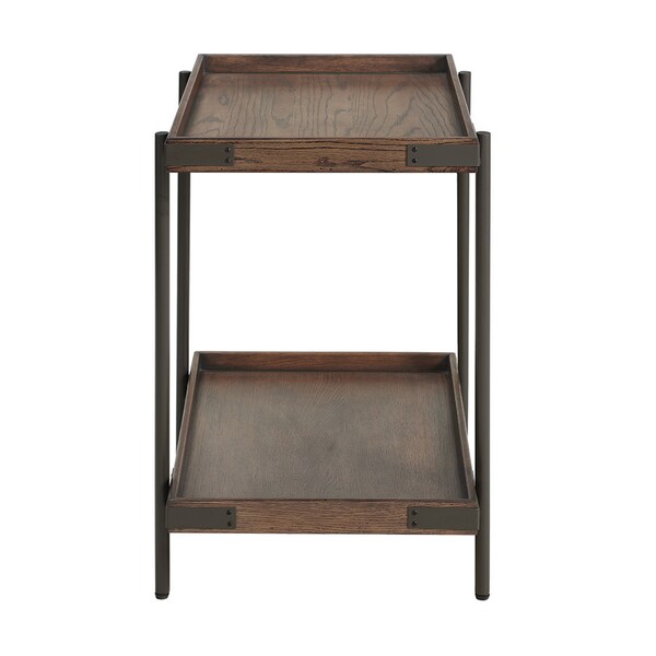 Alaterre Furniture 27 W, 19 L, 27 H, Oak, Rustic Brown - ANKY01RBG
