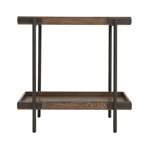 Alaterre Furniture 27 W, 19 L, 27 H, Oak, Rustic Brown - ANKY01RBG