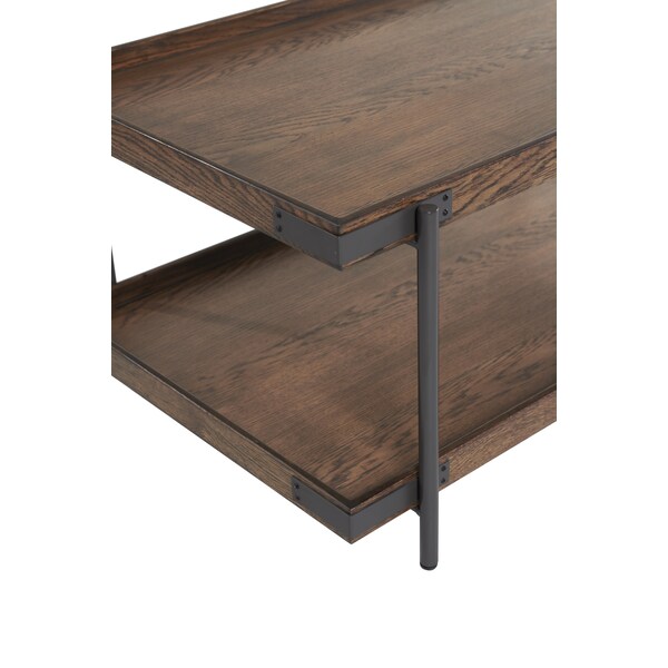 Alaterre Furniture 27 W, 19 L, 27 H, Oak, Rustic Brown - ANKY01RBG