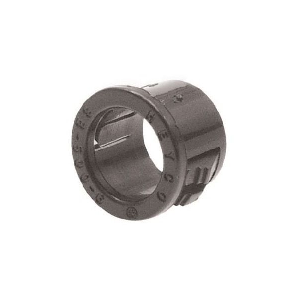 Heyco Snap Bushing Black, 1.093-1.125 in. Hole, 100PK - 2163