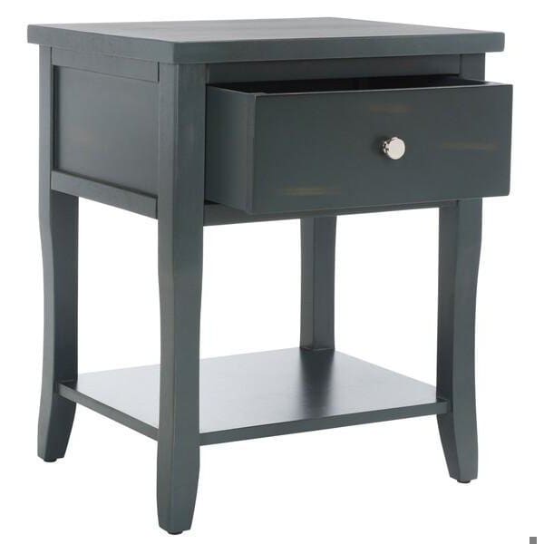Safavieh Coby End Tables- Steel Teal - 22.2 x 15 x 18.1 in. - AMH6616B