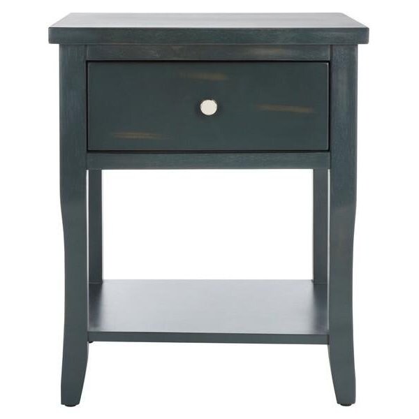 Safavieh Coby End Tables- Steel Teal - 22.2 x 15 x 18.1 in. - AMH6616B