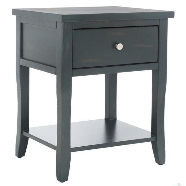 Safavieh Coby End Tables- Steel Teal - 22.2 x 15 x 18.1 in. - AMH6616B
