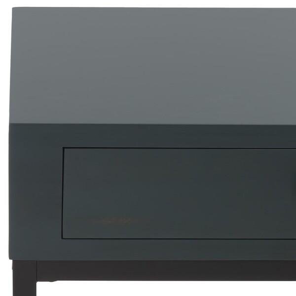 Safavieh Adena End Table, Steel Teal - 27.8 x 18.1 x 24 in. - AMH6612B