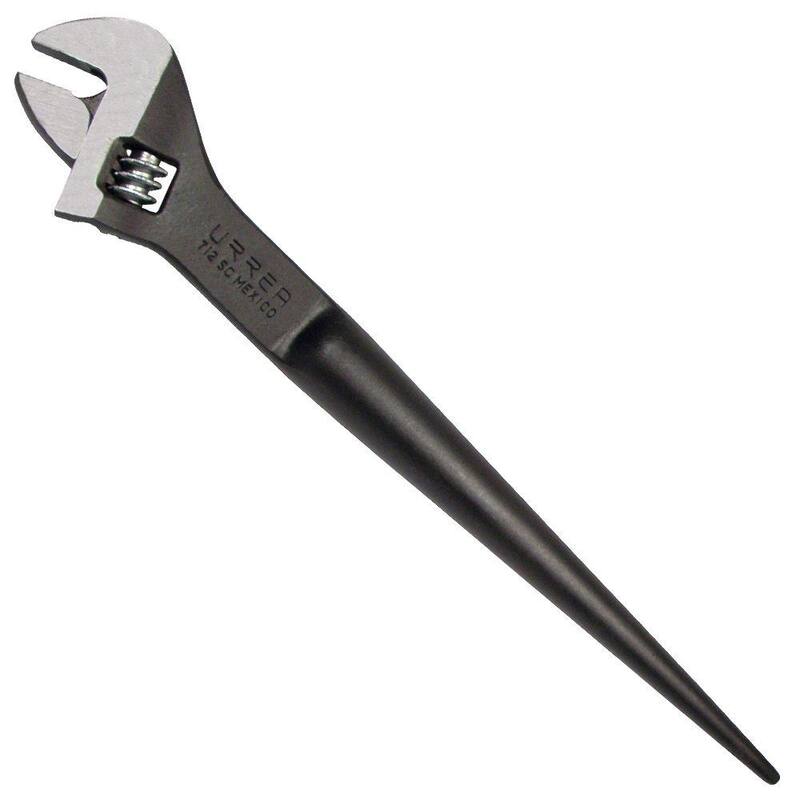 Llave ajustable estructural de acabado negro de 16 pulgadas de largo - 712SC