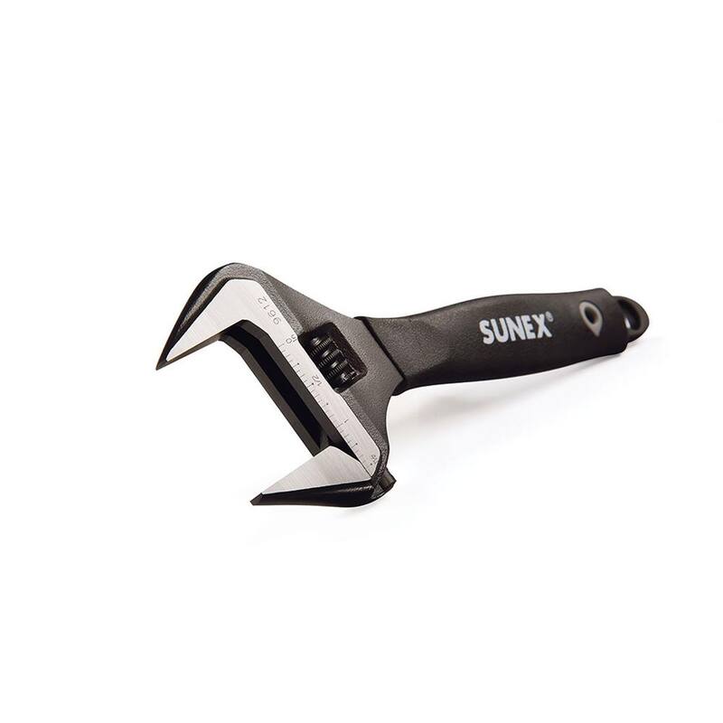 Llave Ajustable de Mandíbula Ancha de 8 pulgadas - 9612 de SUNEX TOOLS
