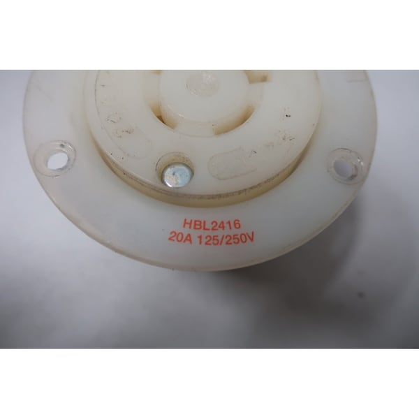 RECEPTÁCULO Hubbell TWIST-LOCK 20A AMP 125/250V-AC - D55704-01 HBL2416