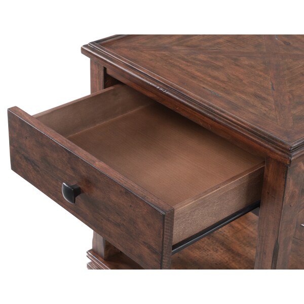 Alaterre Furniture 20.5 W, 20.5 L, 24 H, Pine, Pine - ANSB0162
