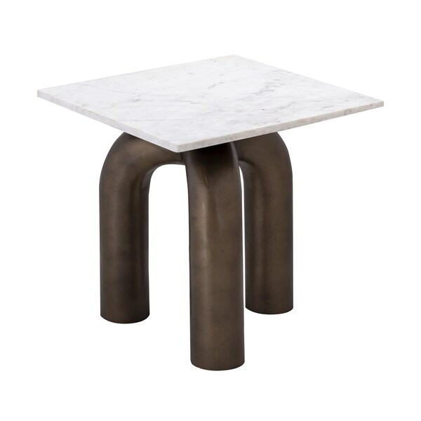 Elk Signature Accent Table, 20 in W, 20 in L, 18 in H, Metal - H0895-10512