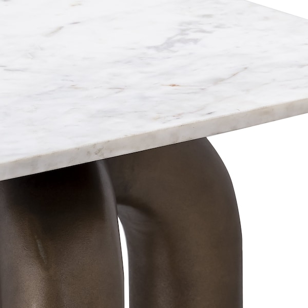 Elk Signature Accent Table, 20 in W, 20 in L, 18 in H, Metal - H0895-10512