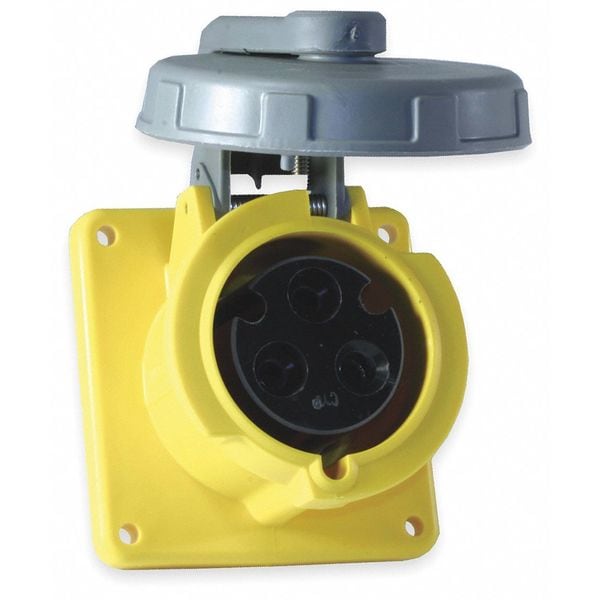 Receptáculo Hubbell IEC Pin and Sleeve, 100A, 125V - HBL3100R4W