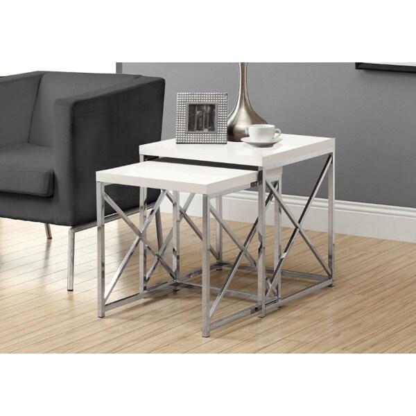 Monarch Specialties Dining Set - 5Pcs Set / Dark Taupe / Black Metal - I 3025