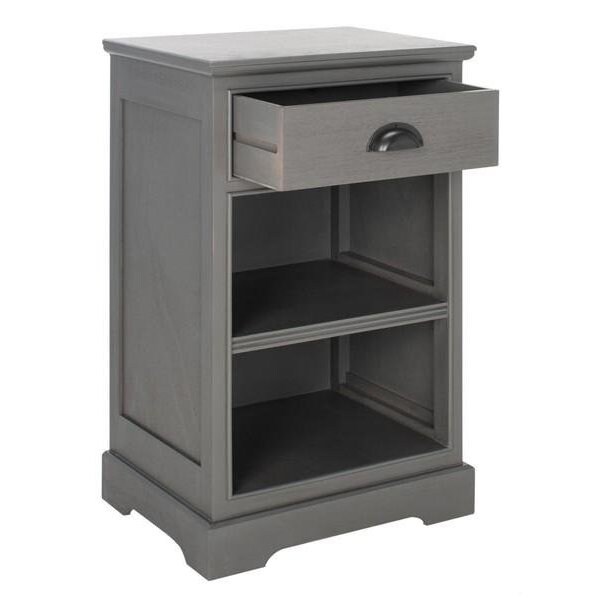 Safavieh Griffin Side Table- Grey - 30 x 13.75 x 17.75 in. - AMH5719A