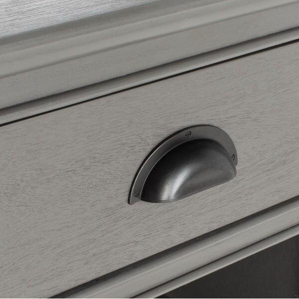 Safavieh Griffin Side Table- Grey - 30 x 13.75 x 17.75 in. - AMH5719A