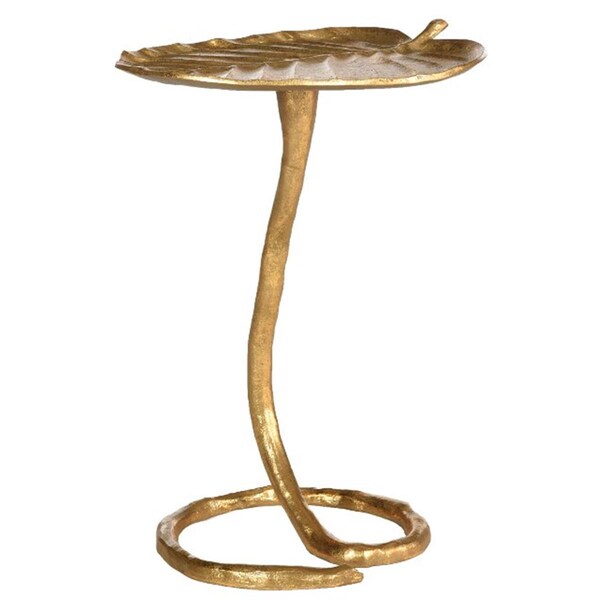 Safavieh Mina Side Table- Gold - 21 x 13 x 15 in. - FOX3246A