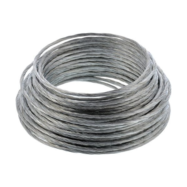 Hillman HILLMAN Steel-Plated Silver Braided Picture Wire 30 lb 1 pk - 121110