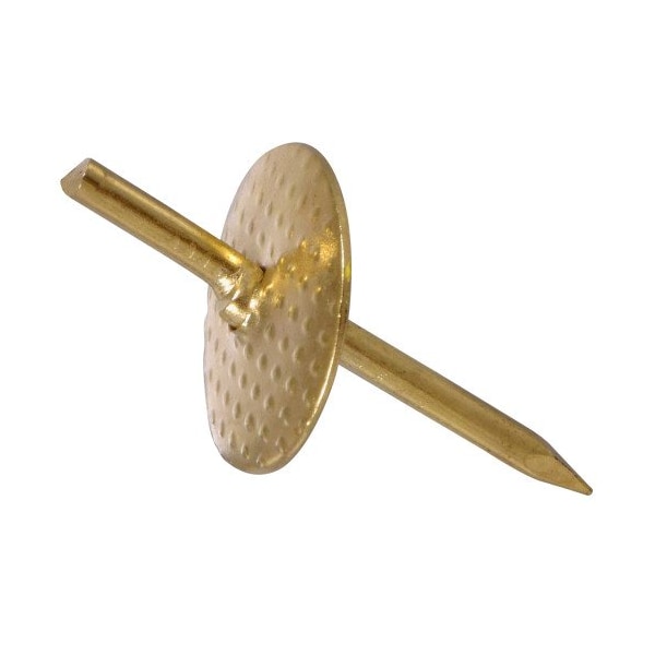 Hillman HILLMAN Brass-Plated Gold One Piece Quick Hanger 60 lb 3 pc - 122186