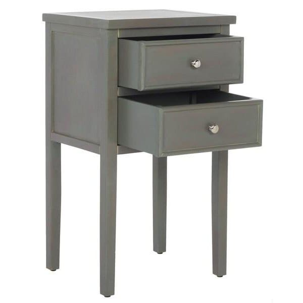 Safavieh Toby End Table- French Grey - 29.7 x 14.2 x 16.9 in. - AMH6625A