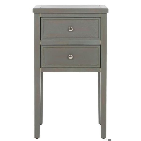 Safavieh Toby End Table- French Grey - 29.7 x 14.2 x 16.9 in. - AMH6625A