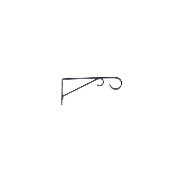 Green Thumb Plant Bracket, Hanging, Black Powder-Coated Steel, 9-In. - 85591DGT