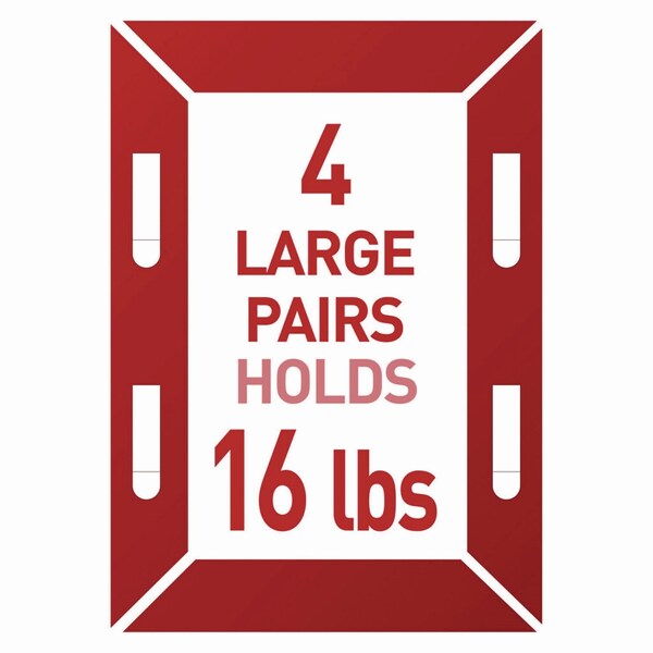 Command Picture Hanging Strips, Large, Removable, Holds up to 16 lbs per 4 Pairs, 20 Strip Pairs - 17206BLK-20NA